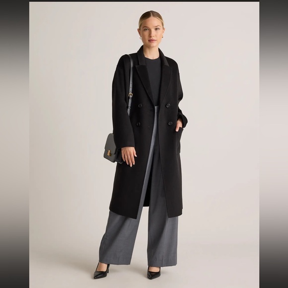 QUINCE 100% Mongolian Cashmere Double-Faced Wrap Coat
Retail $3,990.00 - Picture 7 of 15